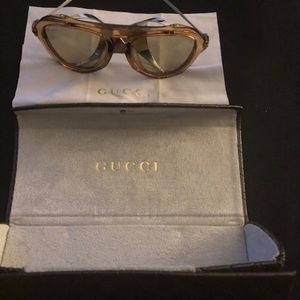 Authentic GUCCI Sunglasses Side Sun Shade Blinders